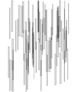 A set of boxes with a high aspect ratio